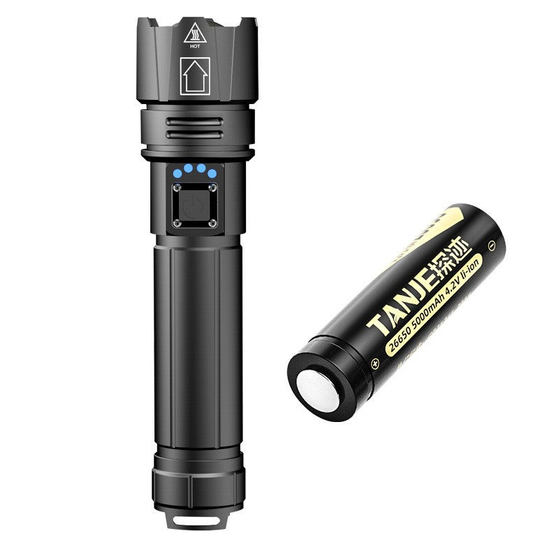 White Laser Telescopic Focusing Flashlight
