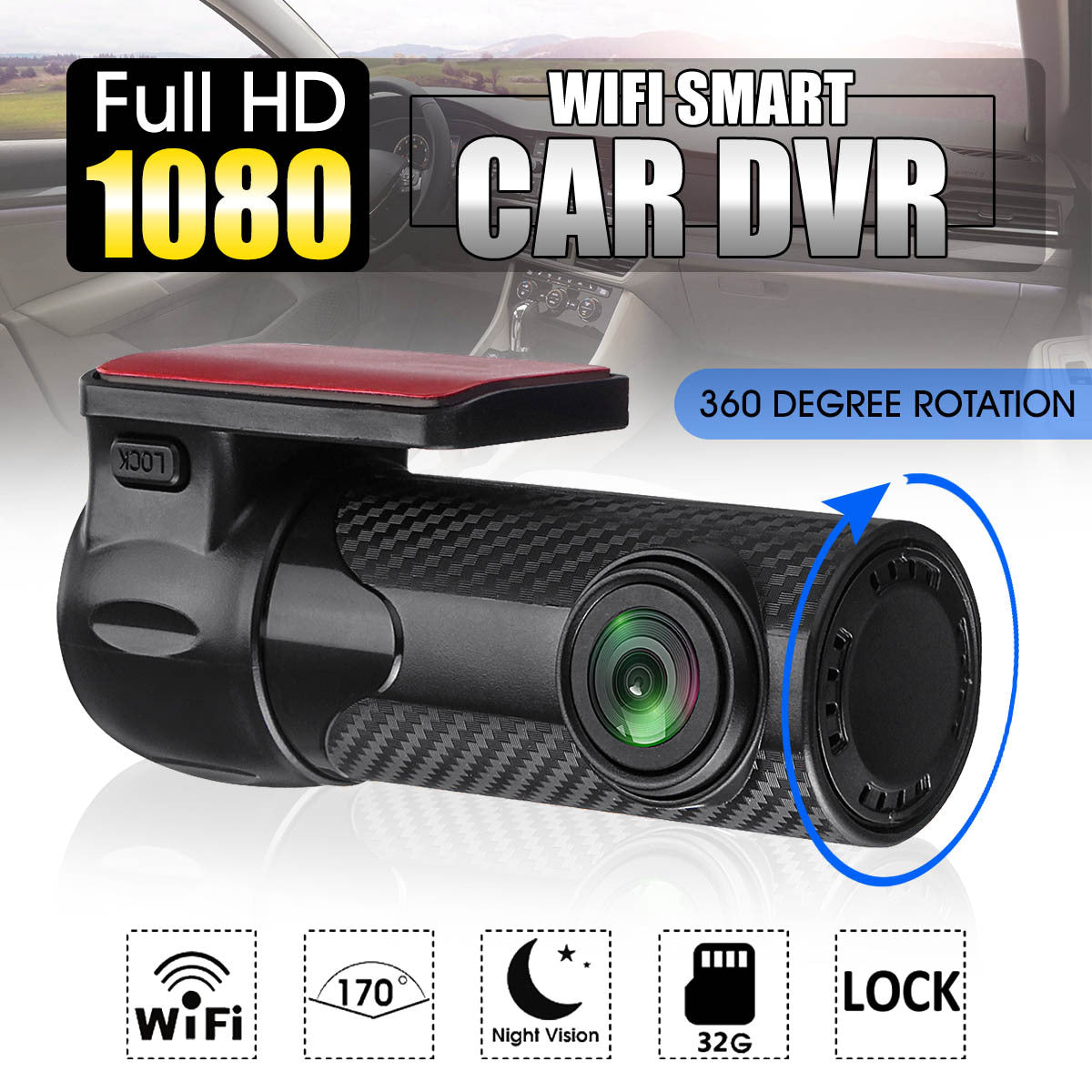 Mini board dash cam