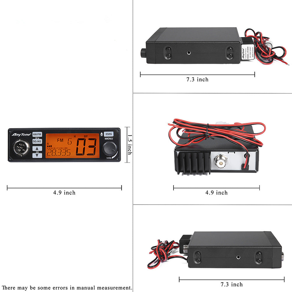 Anytone AT-500M VOX CB Radio AMFM P