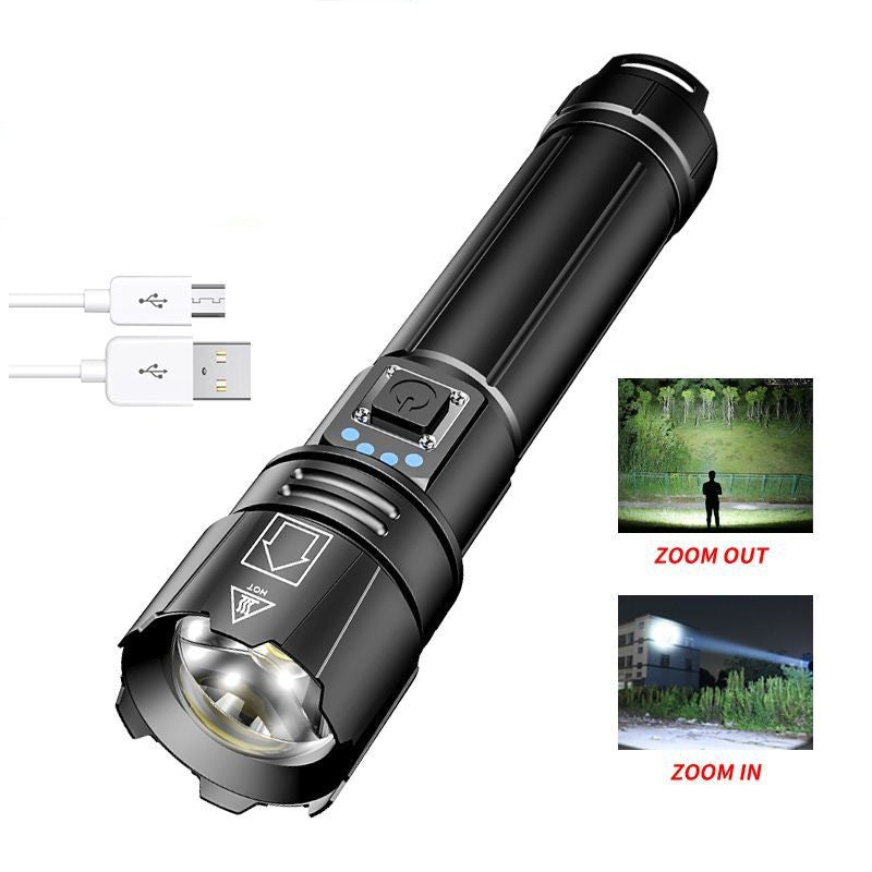 White Laser Telescopic Focusing Flashlight