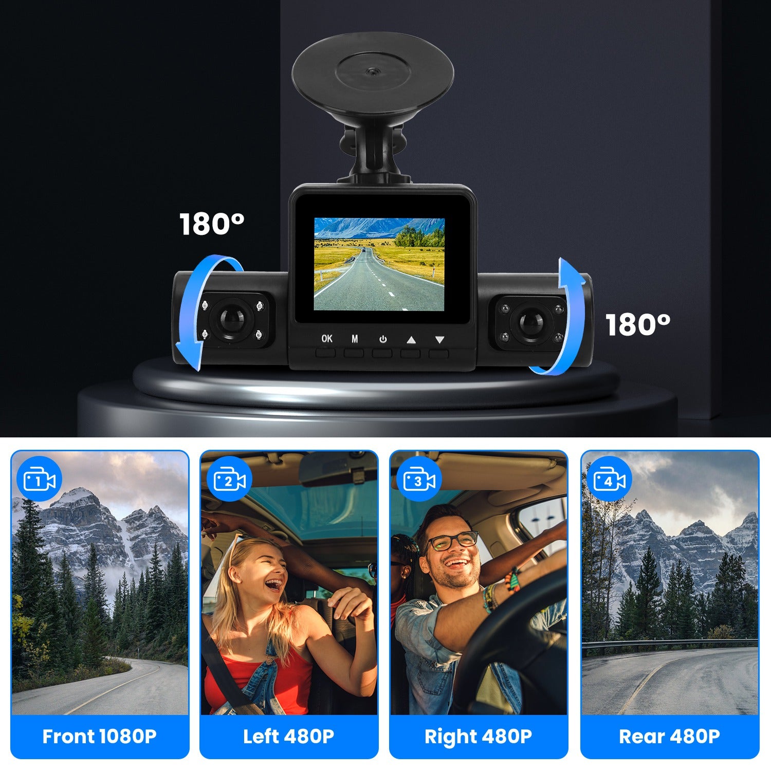 4 Channel Dash Cam