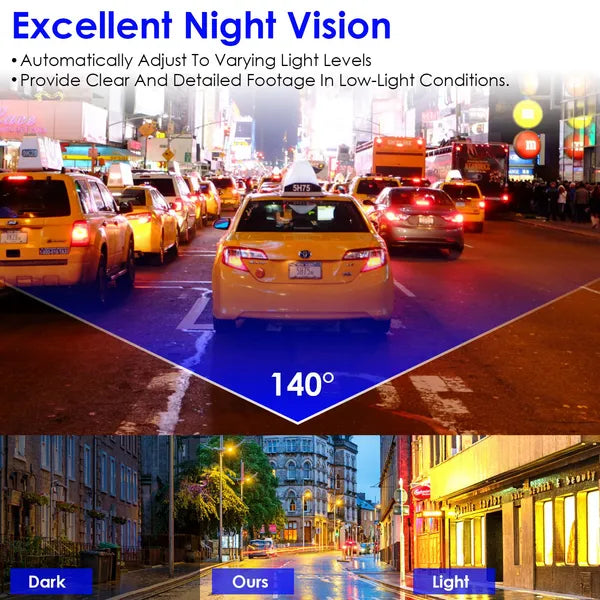 IPS Screen Night Vision Loop Recording