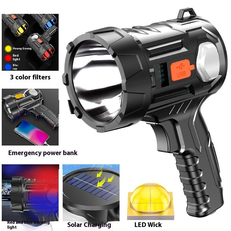 Outdoor Emergency Long-range Flashlight